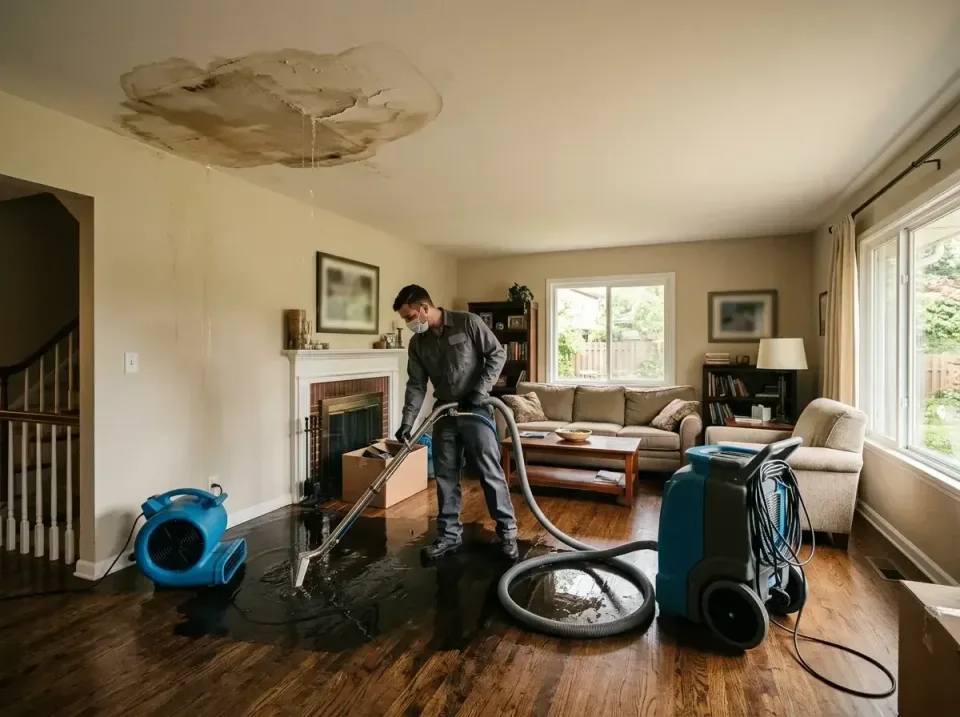 attic-pipe-burst-ceiling-drip-008 — frequently asked questions, Water Damage Restoration & Carpet Care in Clanton, AL
